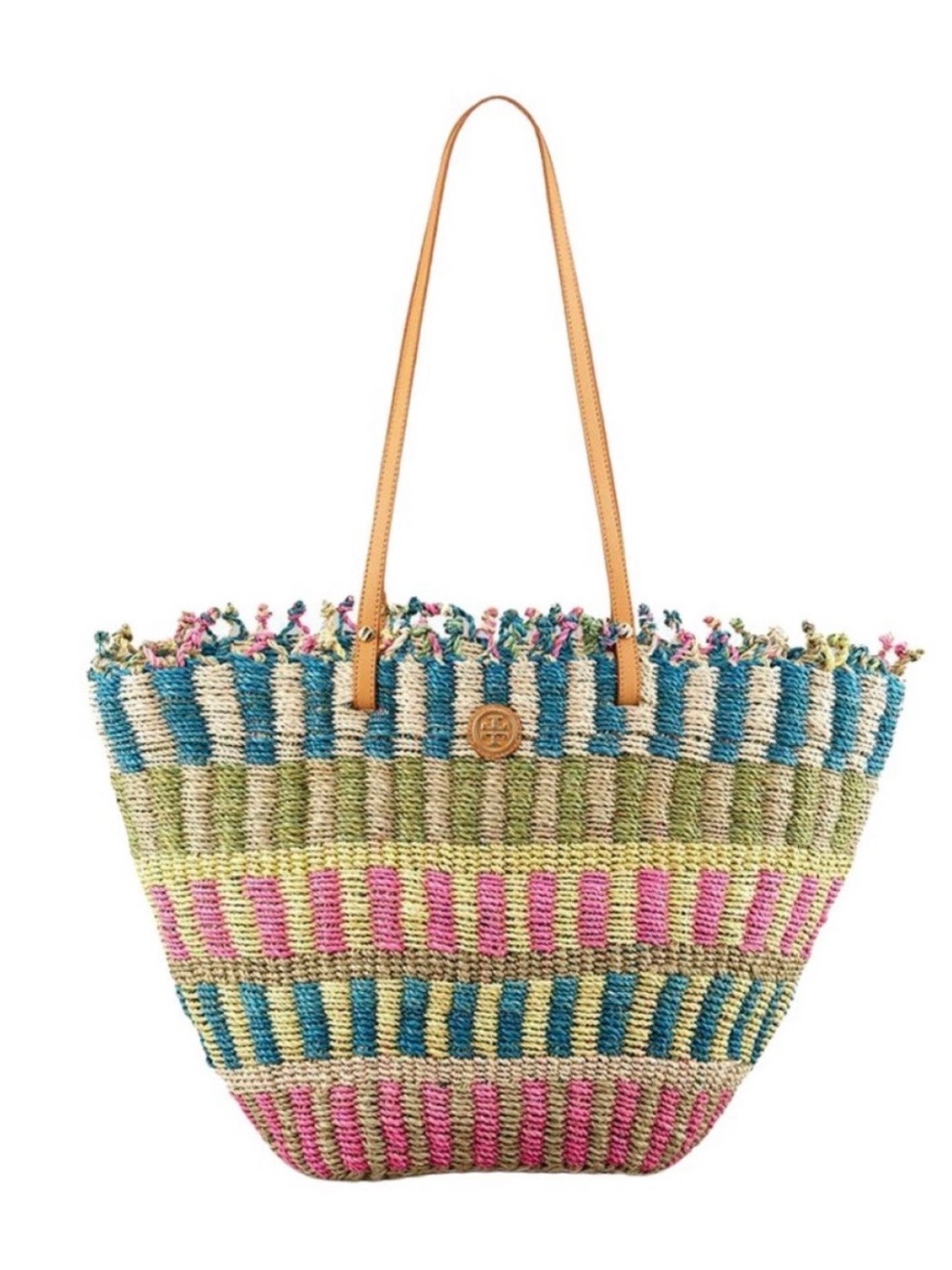 Tory Burch Jute Straw Tote - Picture 2 of 3